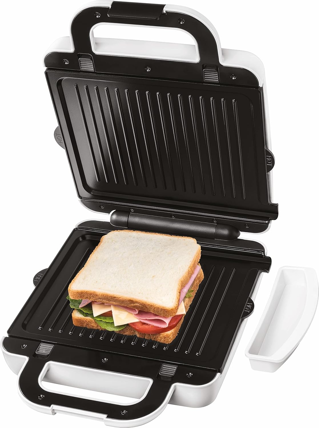 Kenwood Sandwich Maker 3-in-1, 1300Watts - White