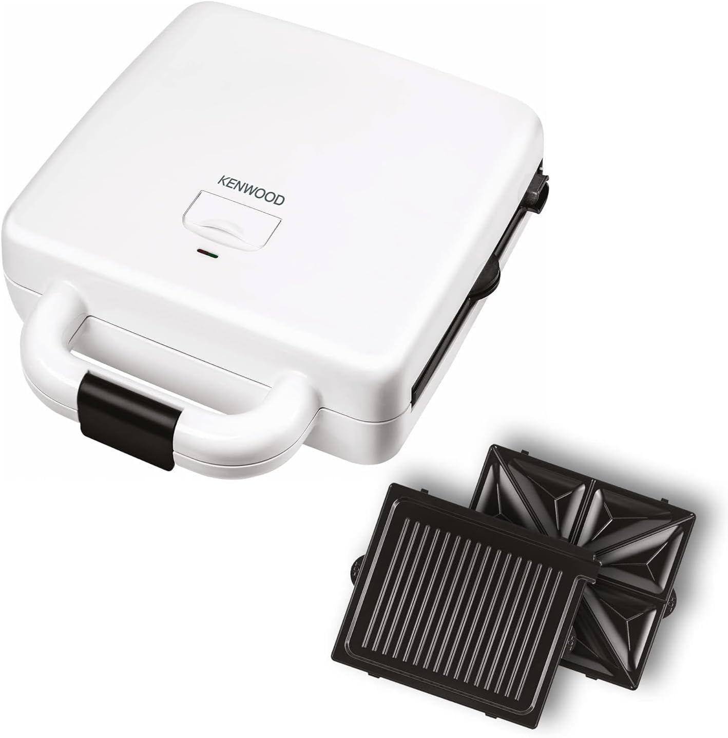 Kenwood Sandwich Maker 3-in-1, 1300Watts - White