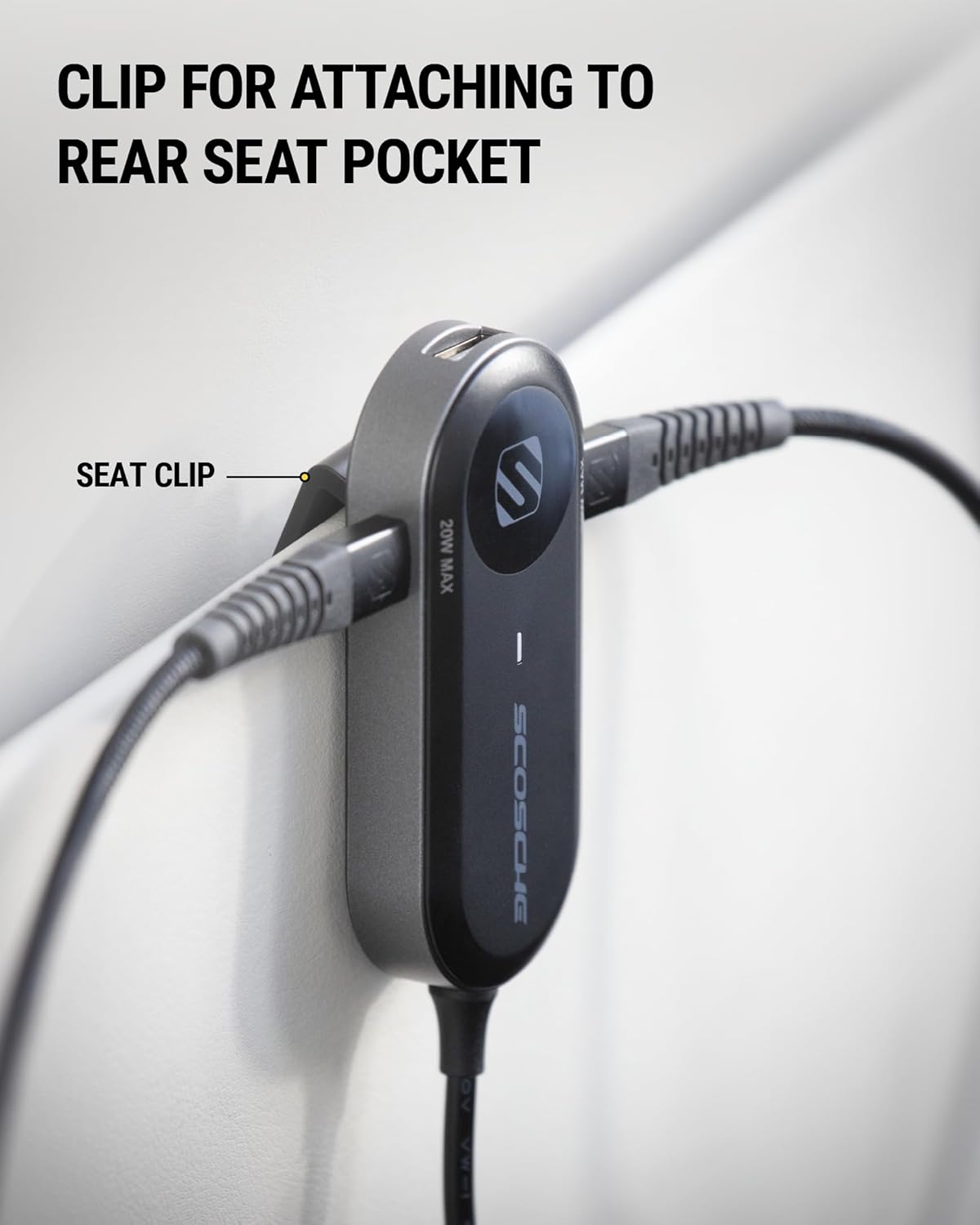 Scosche 6-Port 100W USB Car Charger &ndash; Fast Charging Adapter