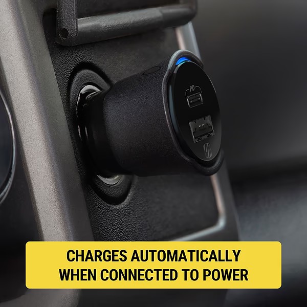 Scosche FoundIT&trade; Pro Finder - 32W USB-C&reg;/ USB-A&reg; Charger & Locator for Android & iOS