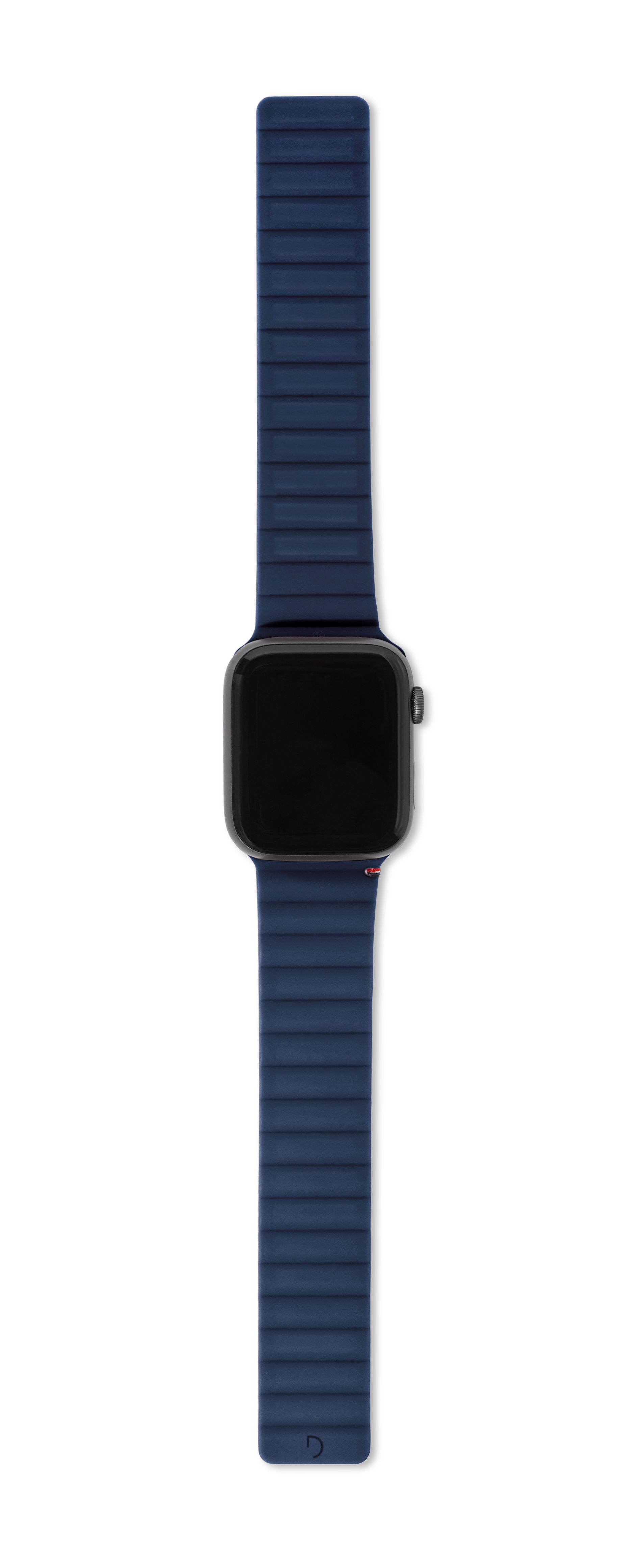 Decoded Apple Watch 49/45/44/42 mm Series 1-8/SE/Ultra Silicone Magnet Traction Strap Lite - Navy