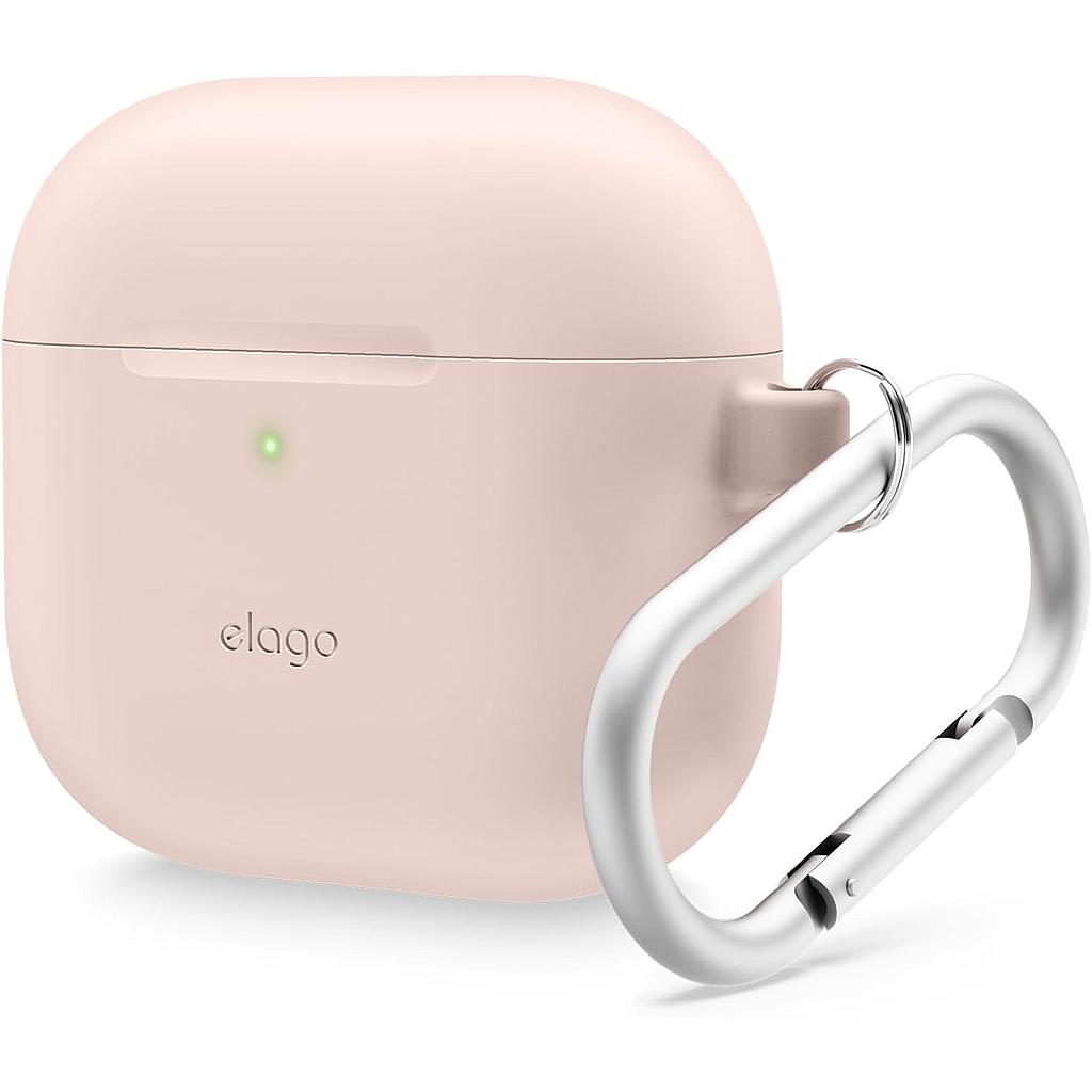 Elago AirPods 4 Silicone Hang case - Sand Pink