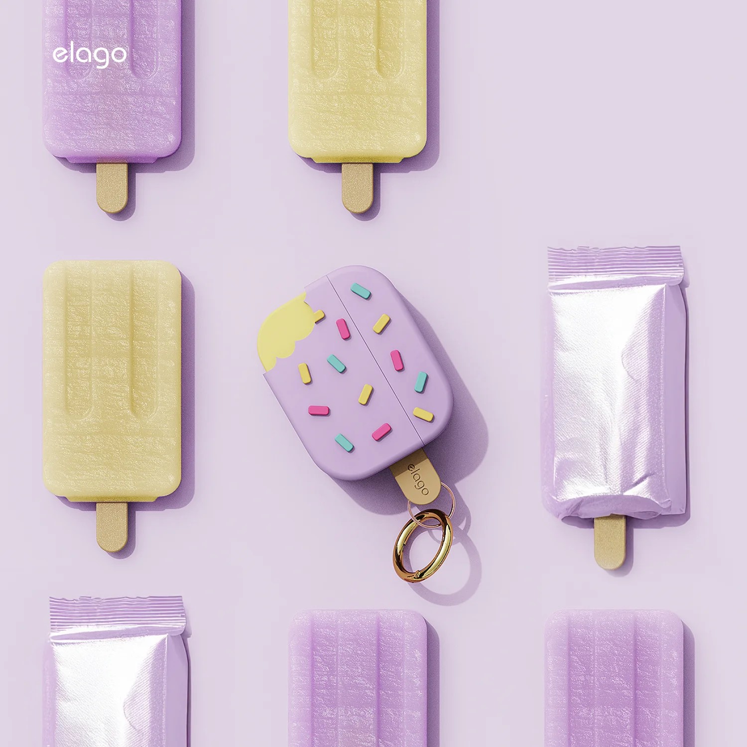 Elago AirPods Pro 3 Ice Cream Case - Lavender