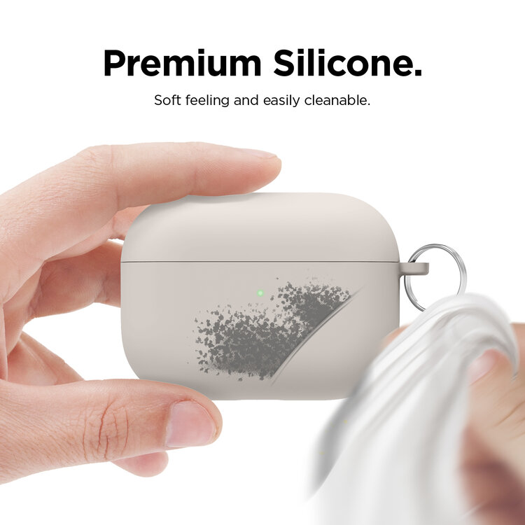 Elago AirPods Pro Liquid Hybrid Hang Case - Stone
