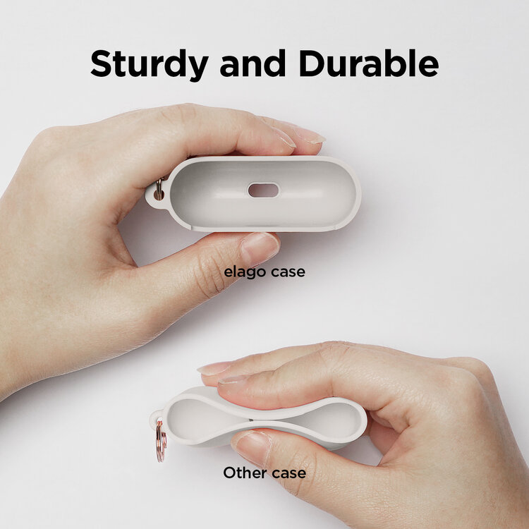 Elago AirPods Pro Liquid Hybrid Hang Case - Stone