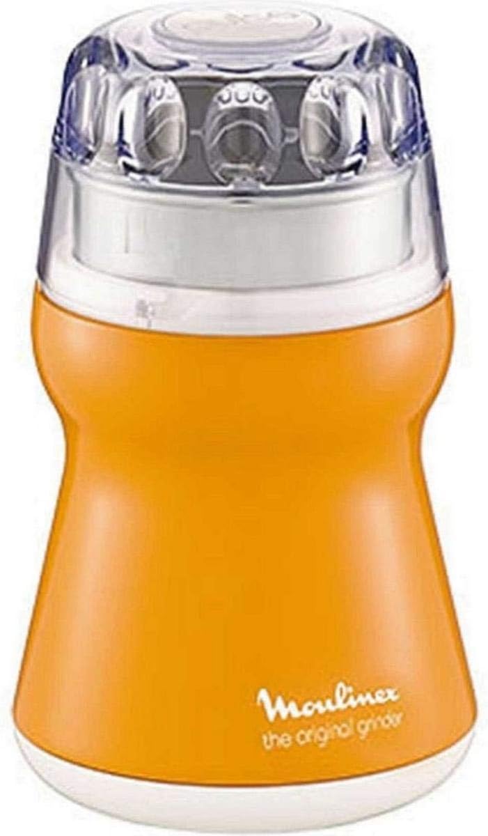 Moulinex Coffee Grinder 180 Watts 50g Stainless Steel Bowl &ndash; Orange