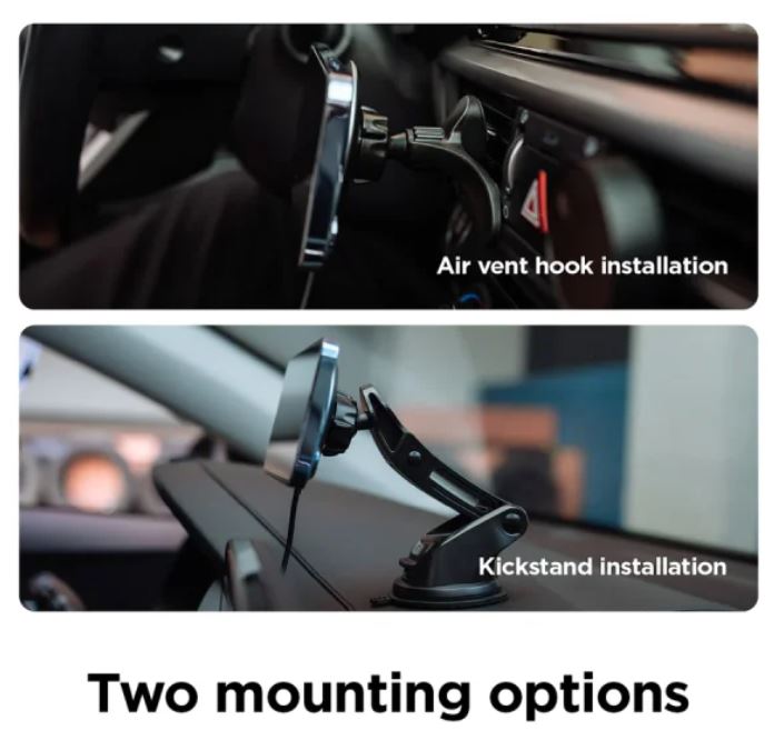 Elago M Car MagSafe Charger Phone Mount - Dark Gray