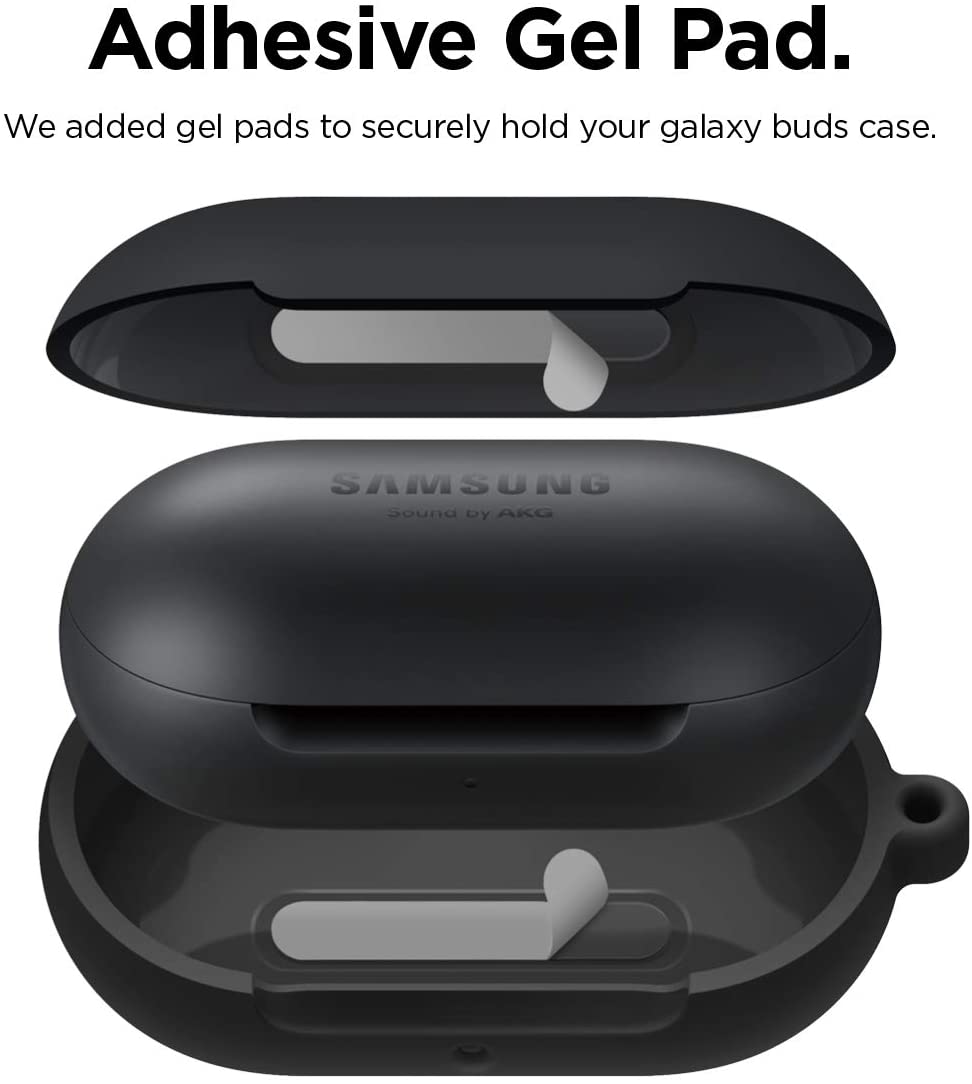 Elago Galaxy Buds/Buds Plus Silicone Hang Case - Black