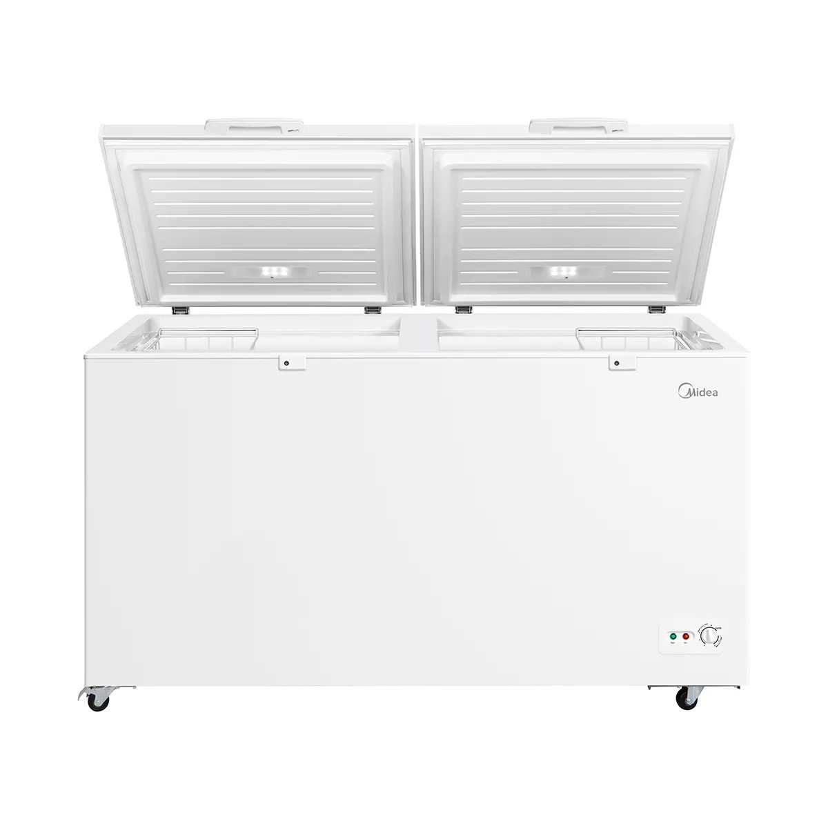 Midea Chest Freezer Double Door 698 Liters 24.6 CFT, White - MDRC698FZE01AE