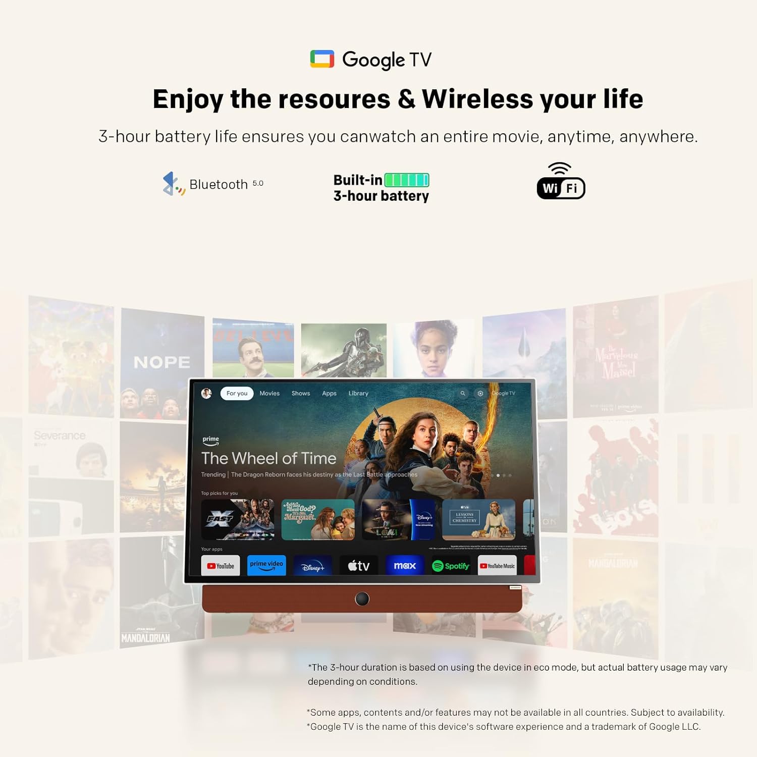 Skyworth 24-inch FHD Portable Smart Google TV