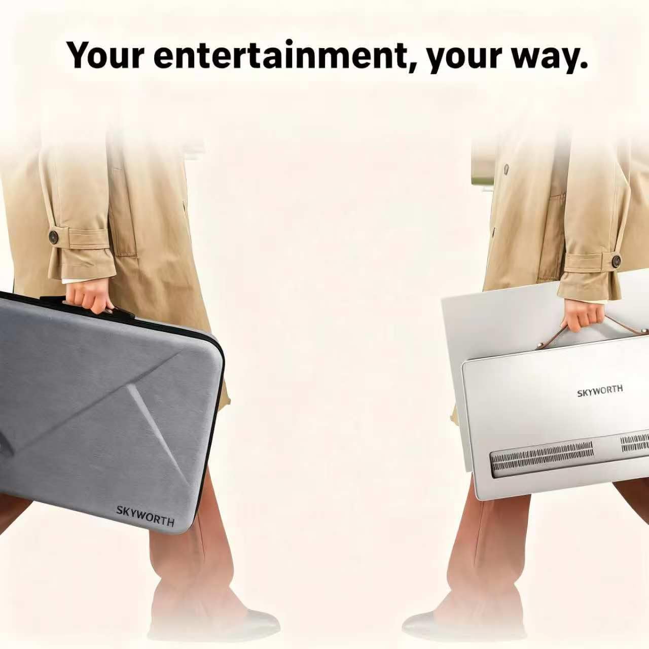 Skyworth 24-inch FHD Portable Smart Google TV