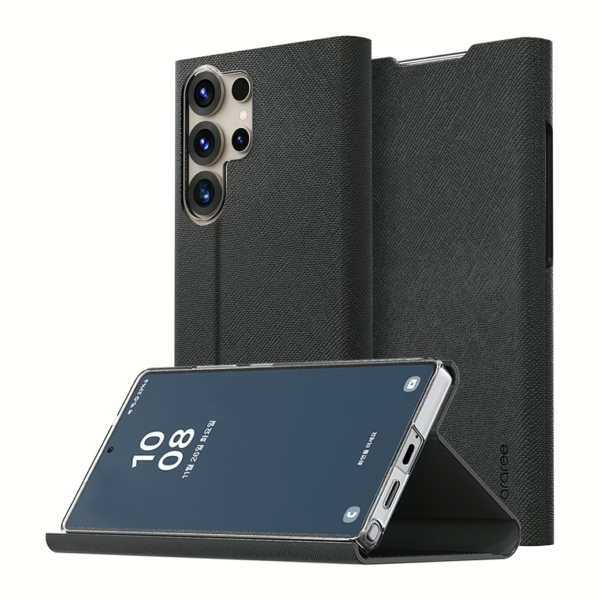 Araree Samsung S25 Ultra Bonnet Diary Case - Black