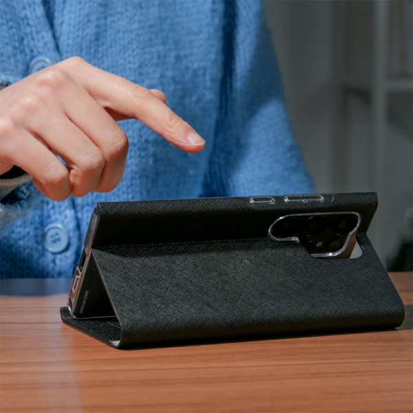 Araree Samsung S25 Ultra Bonnet Diary Case - Black