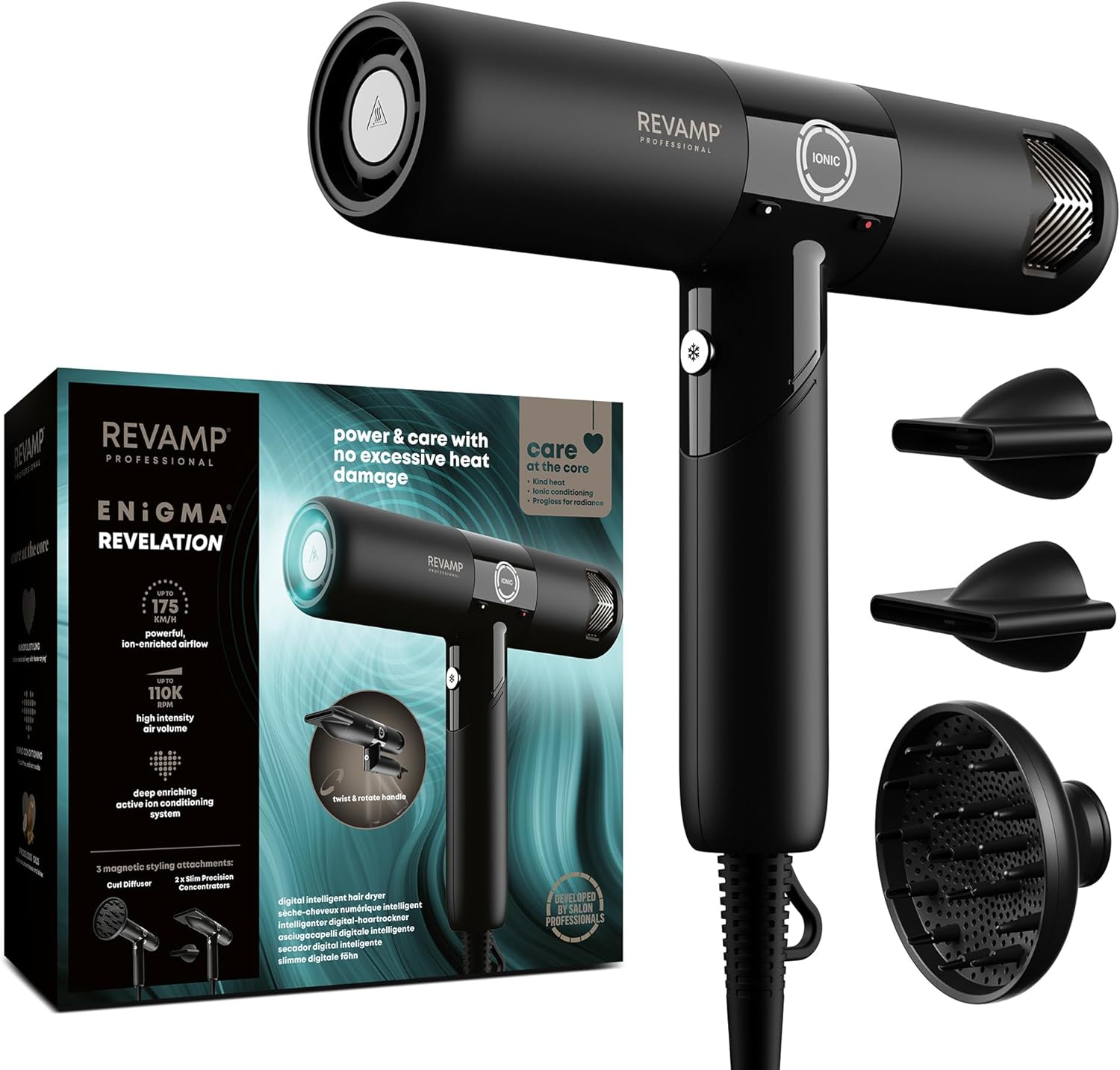 Revamp - Enigma Revelation Hair Dryer - DR-6500-GC
