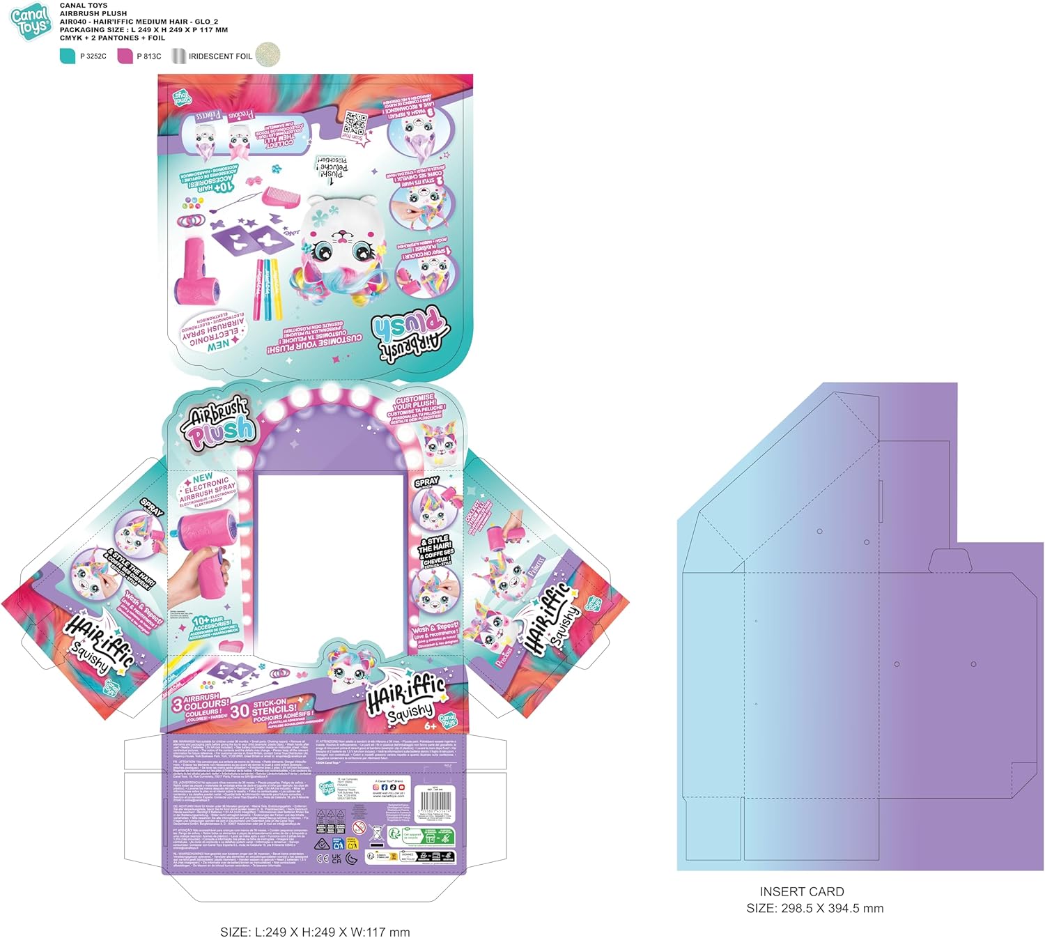 Canal Toys Hairiffic Squish Pal