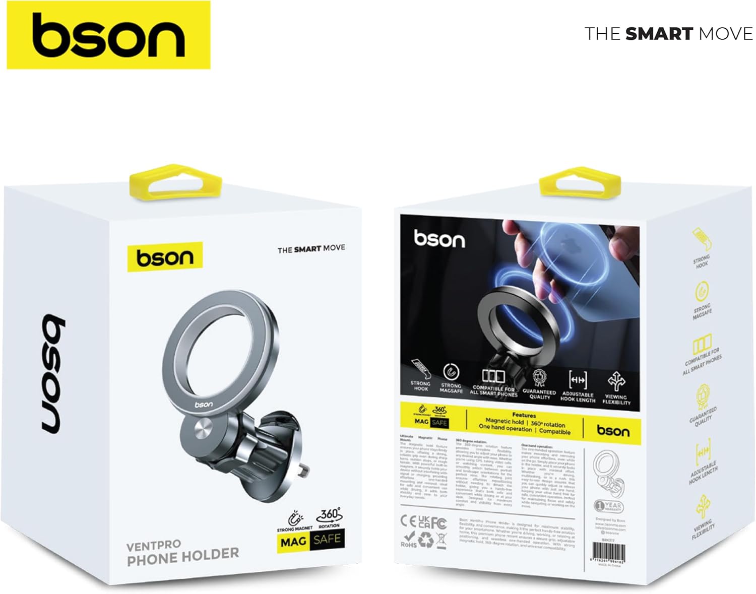 BSON VentPro Magnetic Phone Holder
