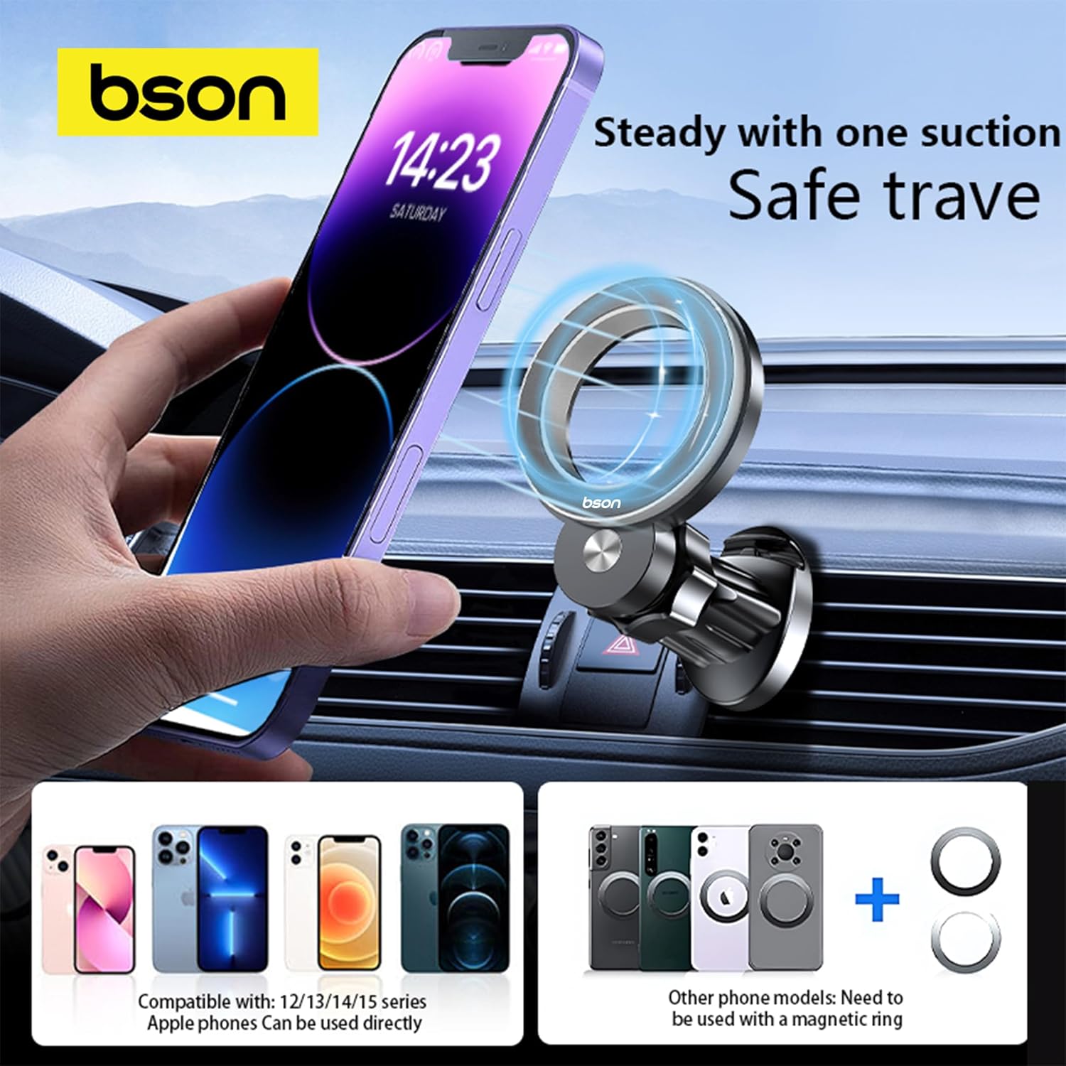 BSON VentPro Magnetic Phone Holder