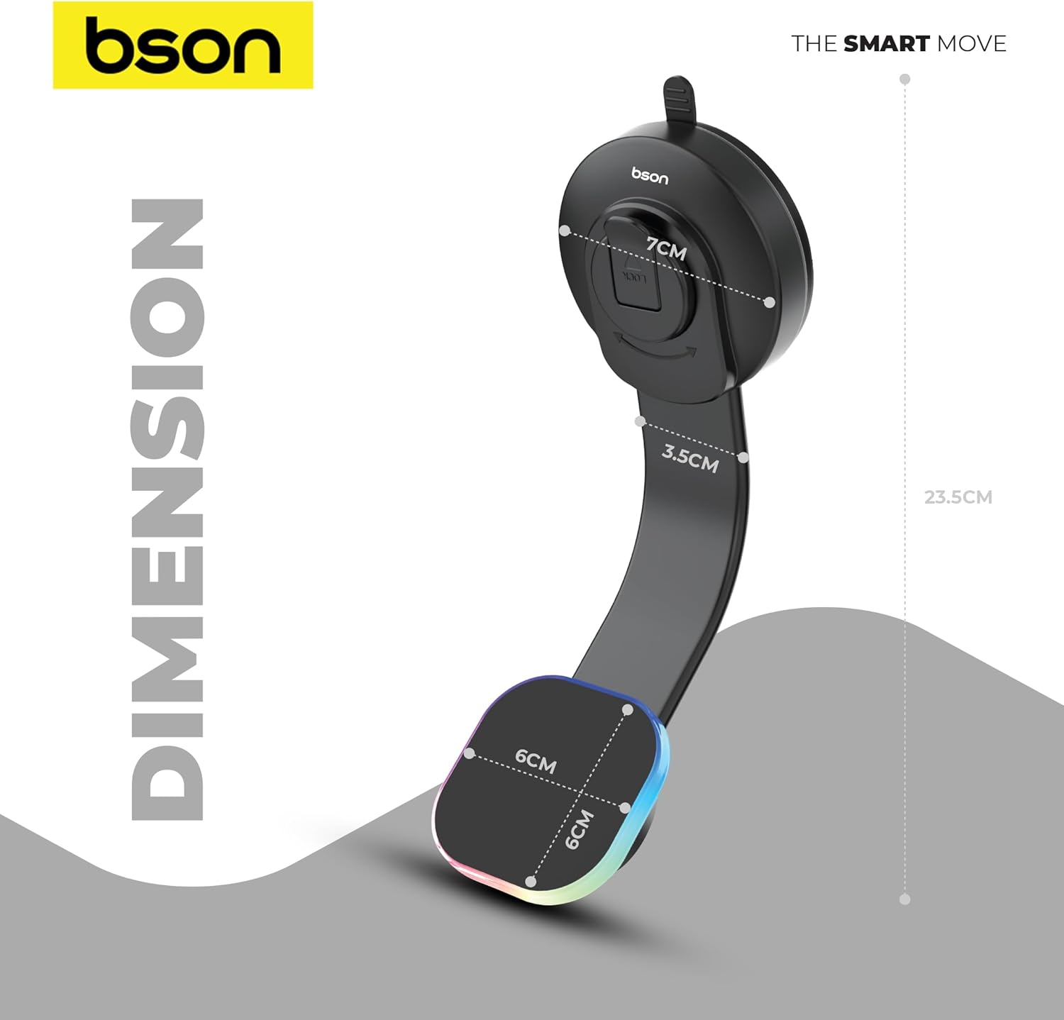 BSON Wireless 15W LED Phone Holder