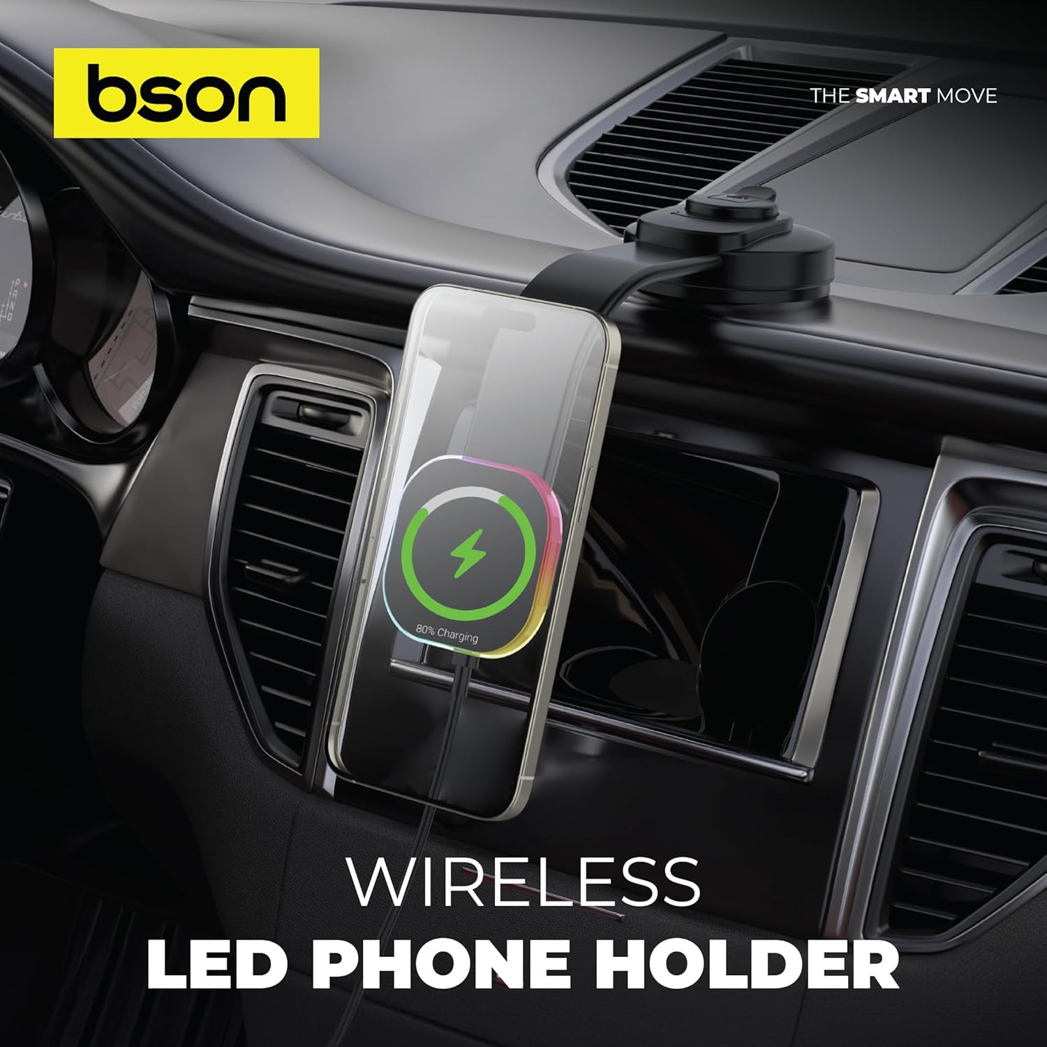BSON Wireless 15W LED Phone Holder