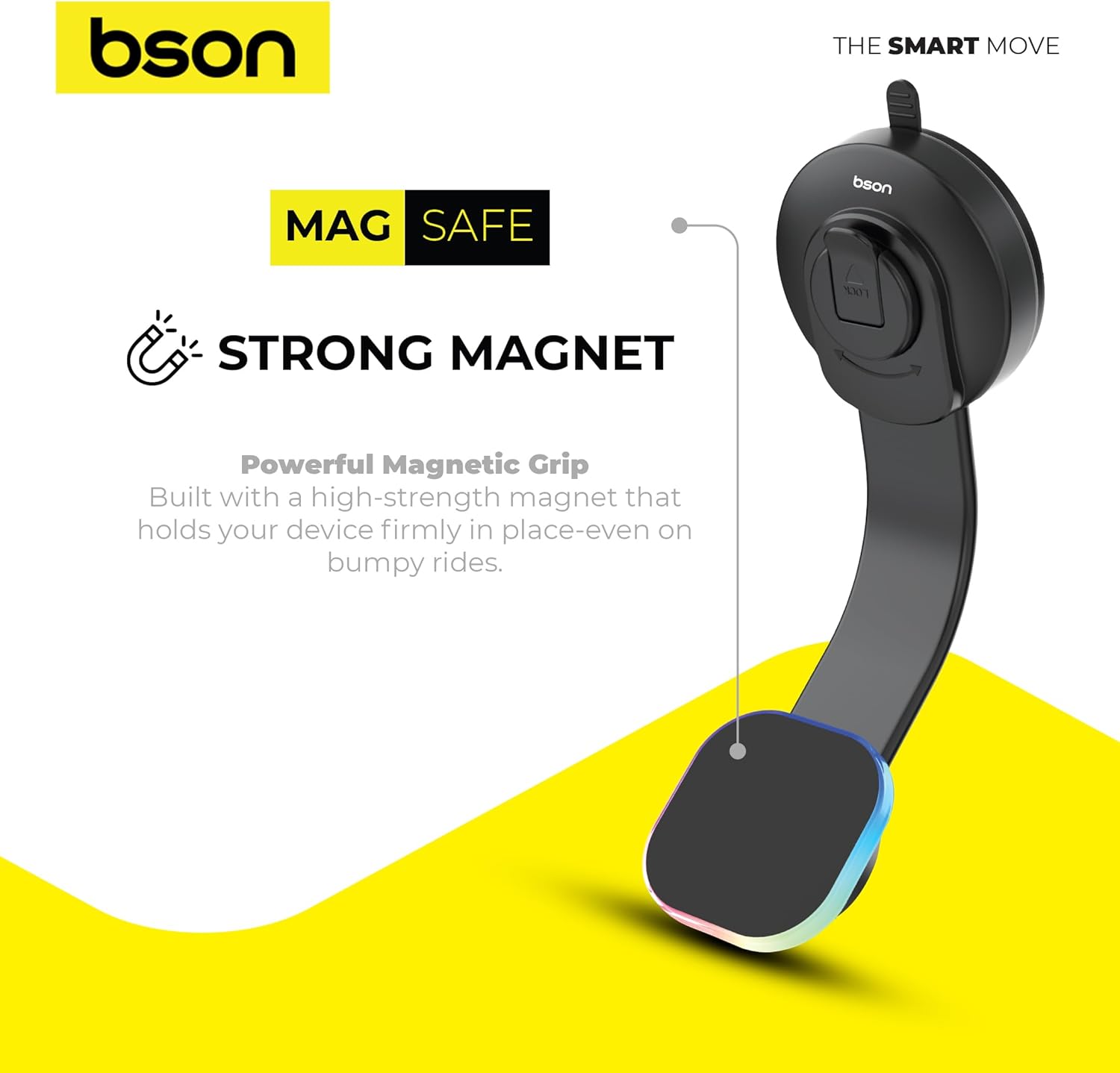 BSON Wireless 15W LED Phone Holder