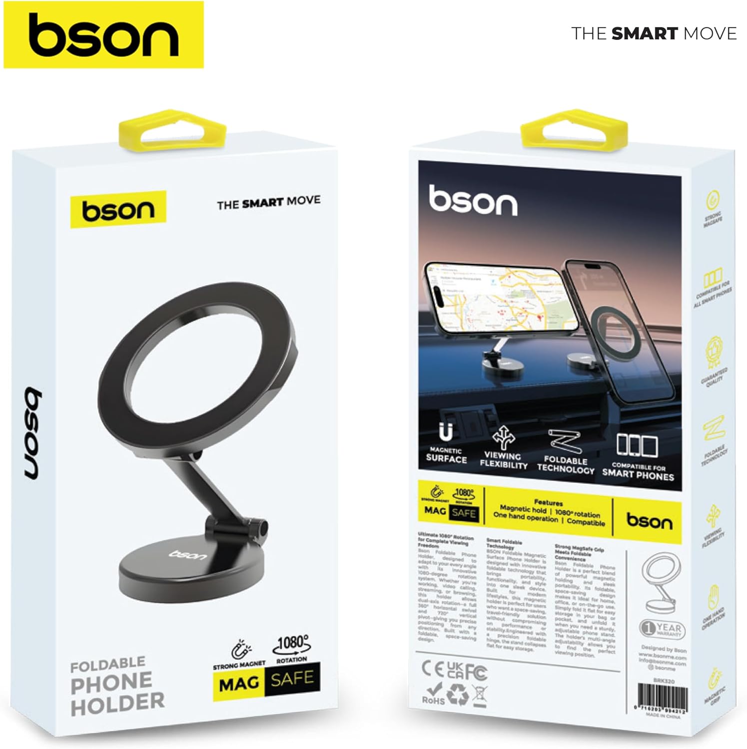 BSON Foldable Magnetic Phone Holder