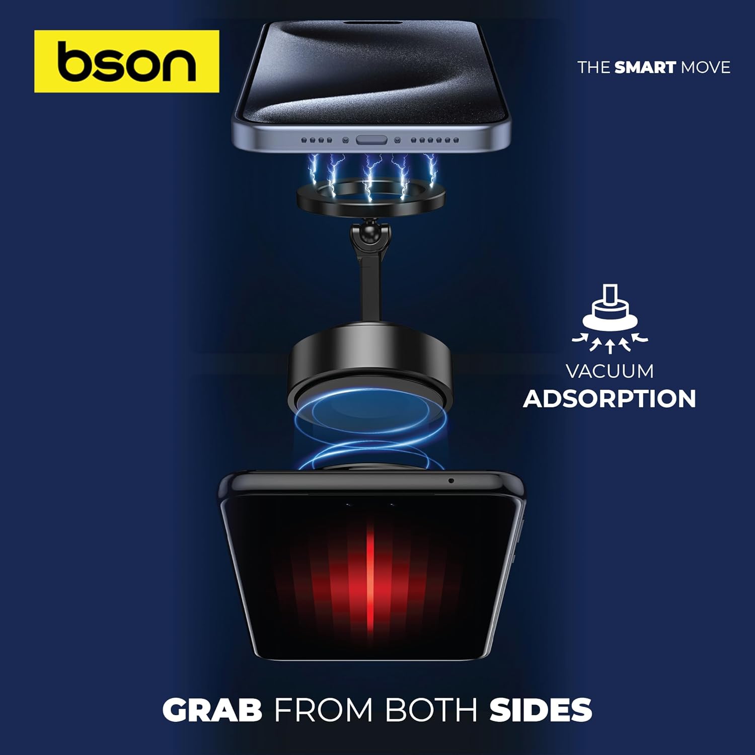 BSON Ultra Suction Magnetic 360&deg; Phone Holder