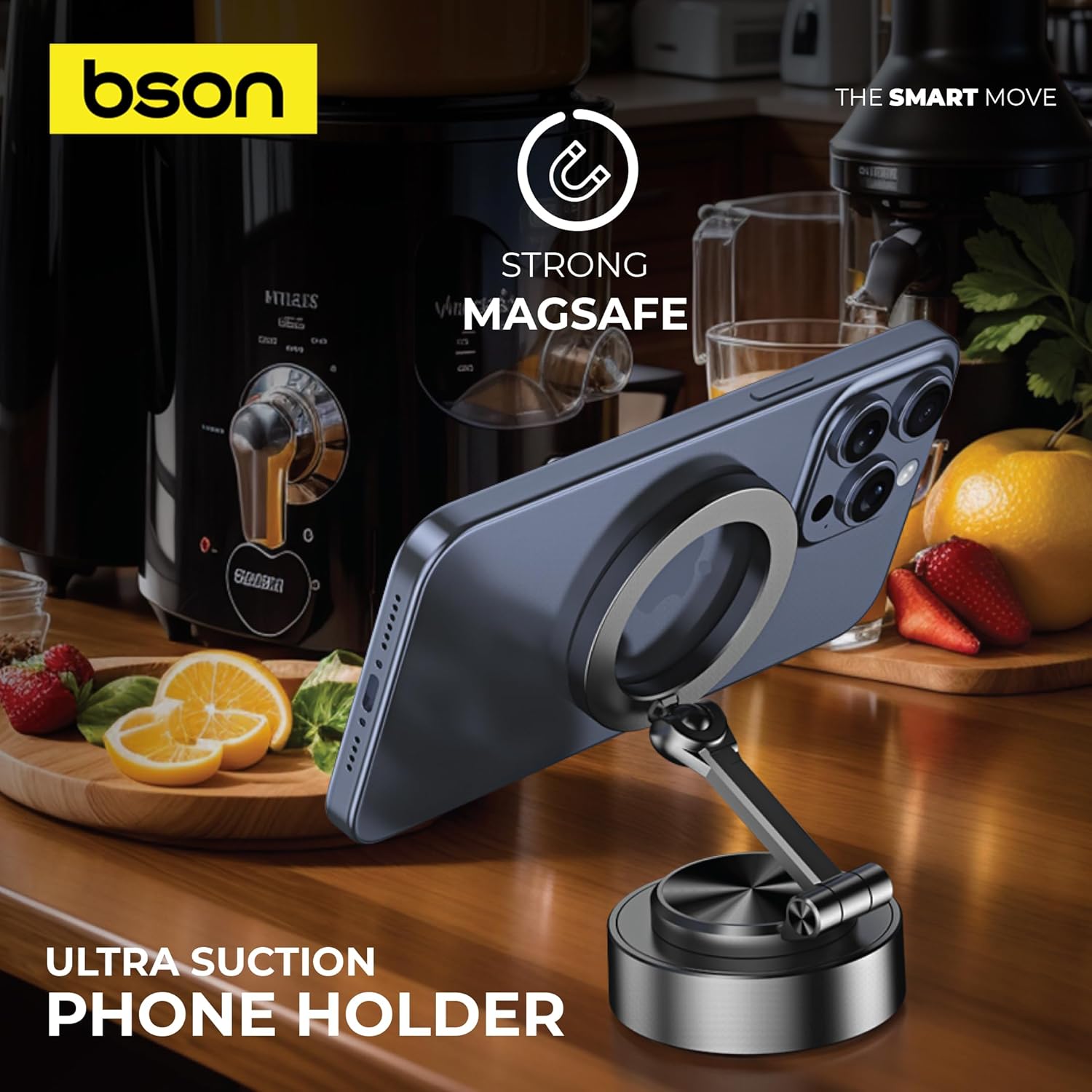 BSON Ultra Suction Magnetic 360&deg; Phone Holder