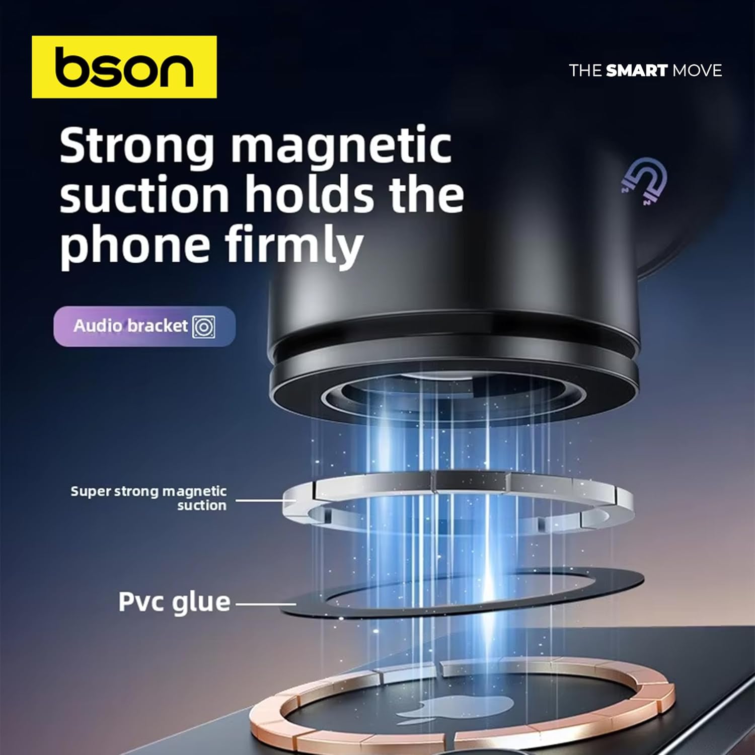 BSON Echo 2-in-1 Magnetic Speaker Holder