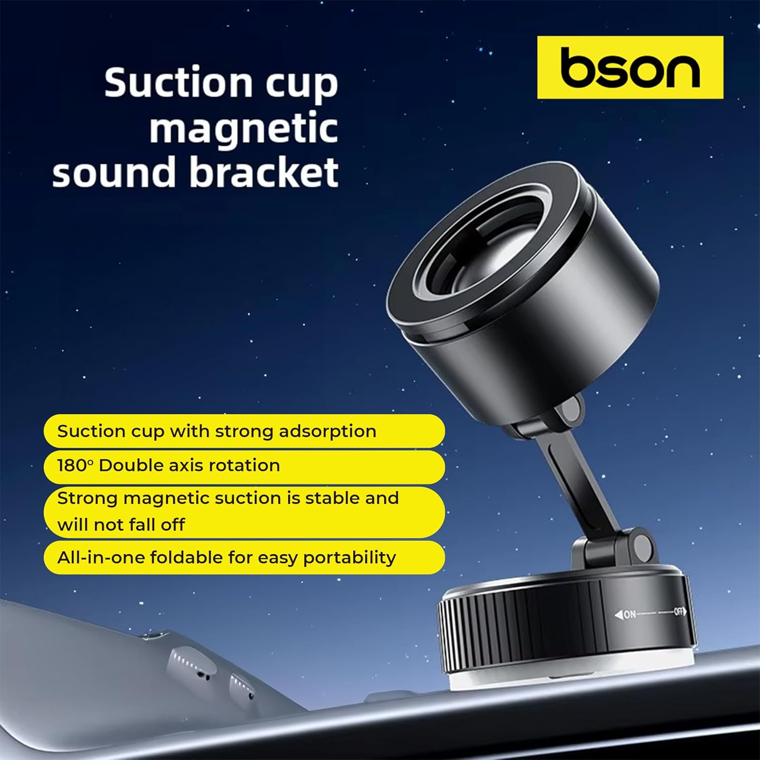 BSON Echo 2-in-1 Magnetic Speaker Holder