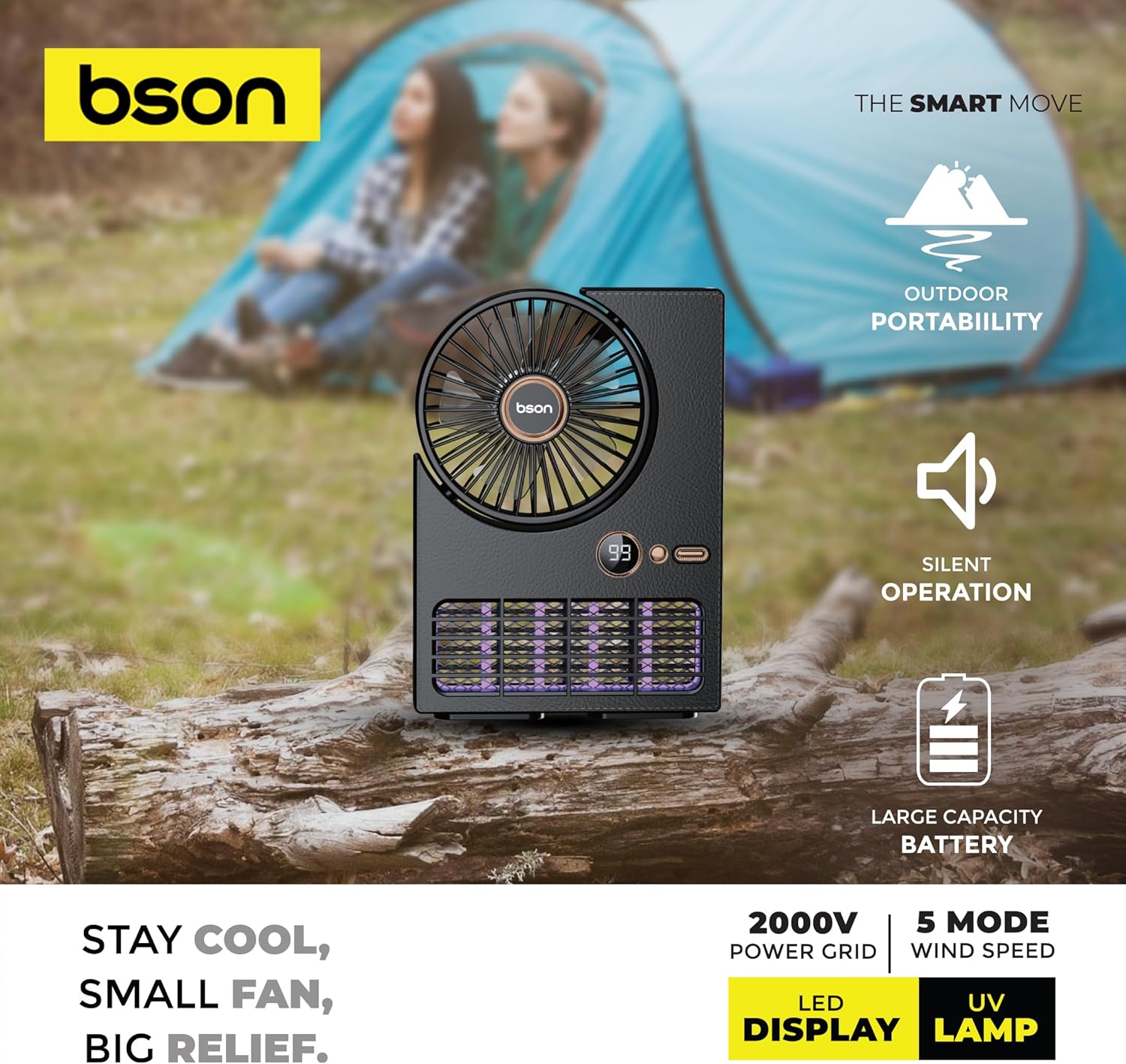 BSON 2-in-1 Mosquito Killer Fan
