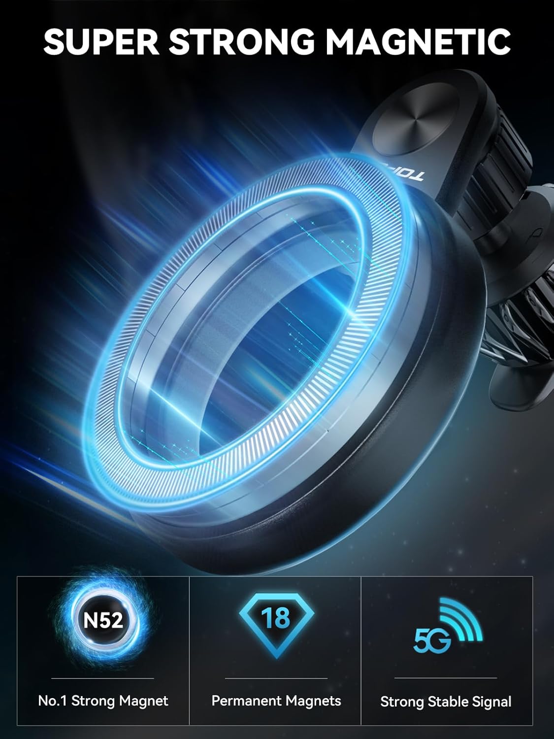 Topgo Magsafe Car Mount MCV3