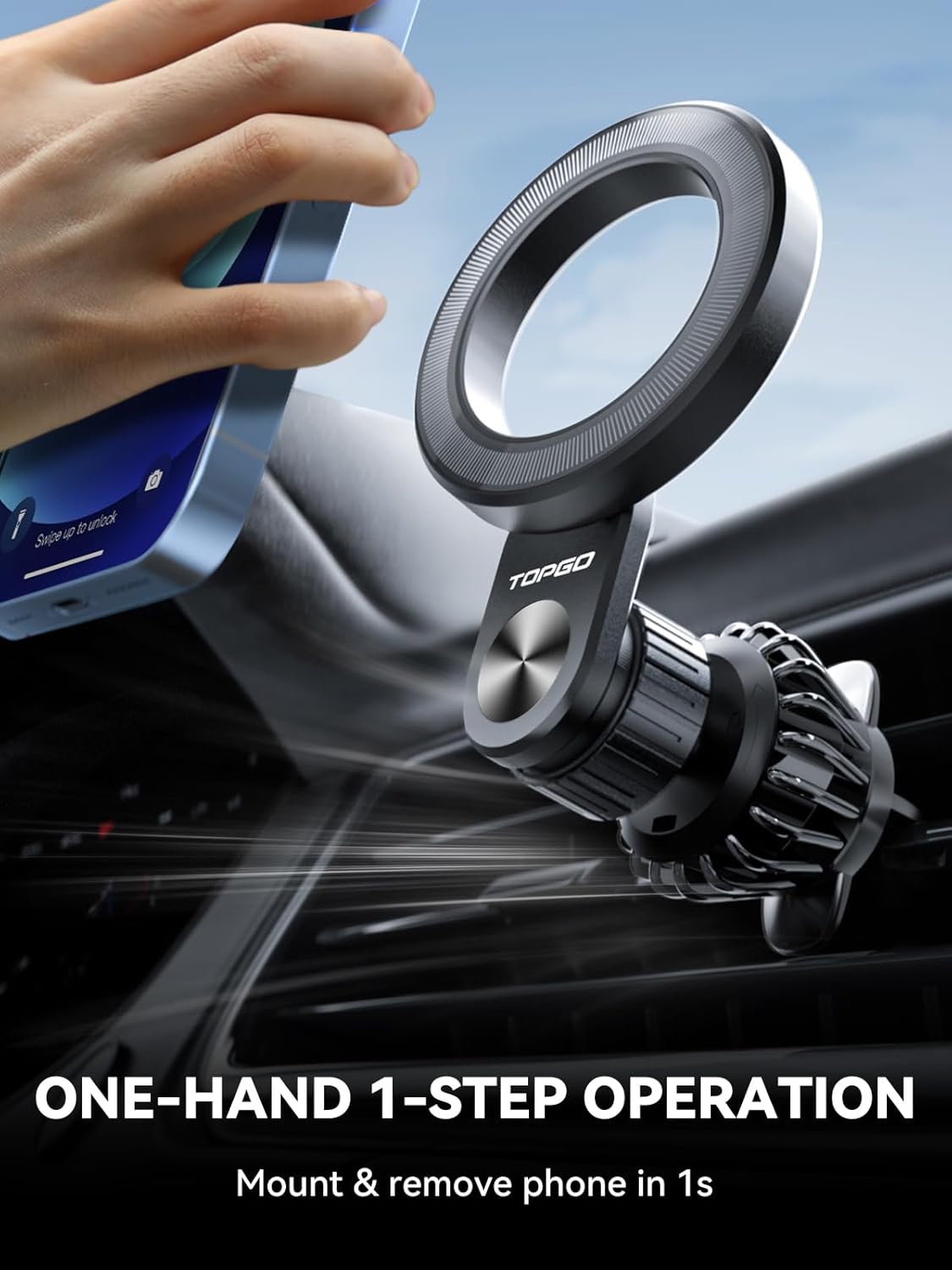 Topgo Magsafe Car Mount MCV3