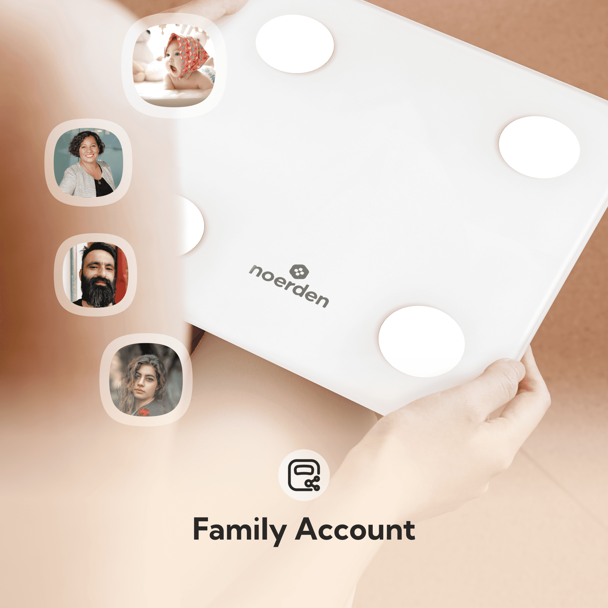 Noerden Minimi + Smart Scale - White