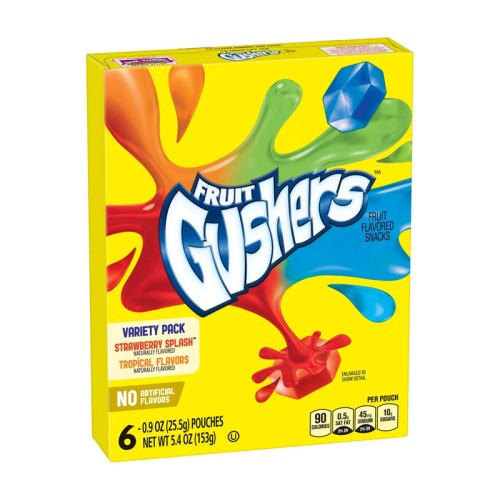 Gusher Tropical Sweet Fruit Snacks Assortment 136g