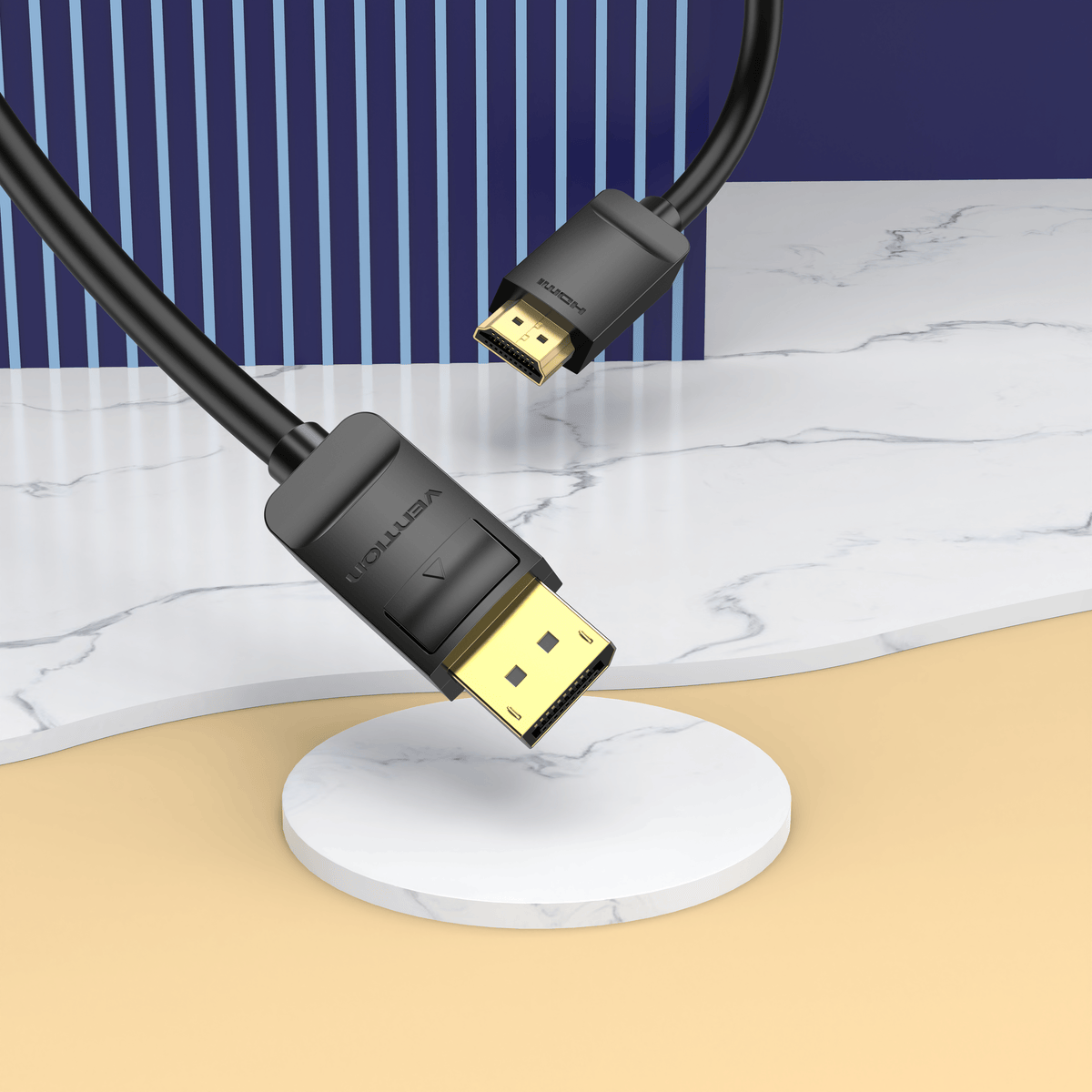 Vention DisplayPort to HDMI Cable Black - 3M