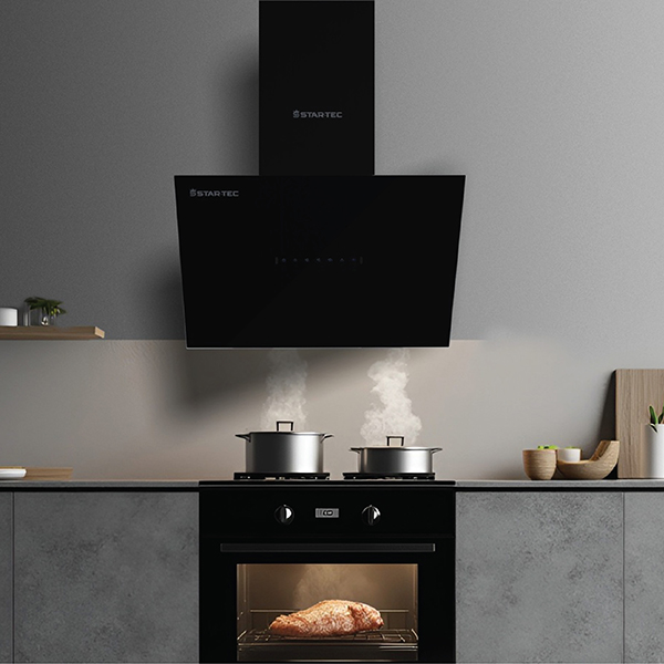 Startec Built-In Hood 60cm, WV1160F25D2W8 - Black Glass