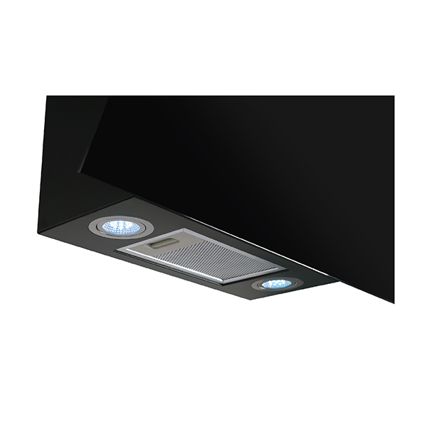 Startec Built-In Hood 60cm, WV1160F25D2W8 - Black Glass