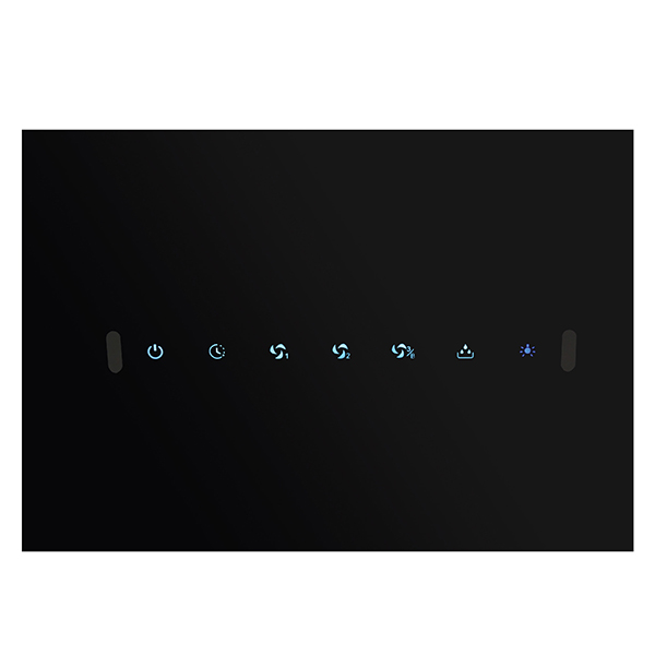 Startec Built-In Hood 60cm, WV1160F25D2W8 - Black Glass