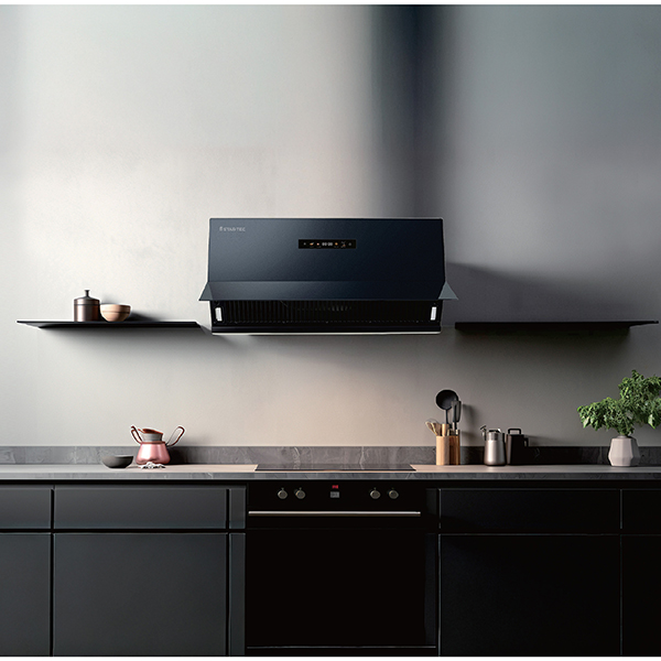 Startec Built-In Wall Mounted Hood 90cm, Black - CXW-250-B606X