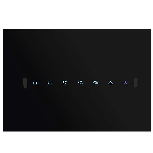 Startec Built-In Hood 90cm, WV1190F25D2W8 - Black Glass
