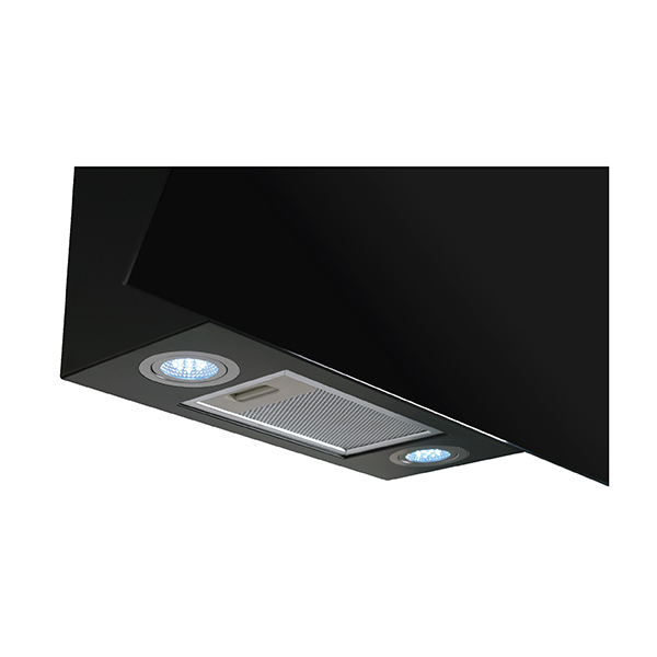 Startec Built-In Hood 90cm, WV1190F25D2W8 - Black Glass