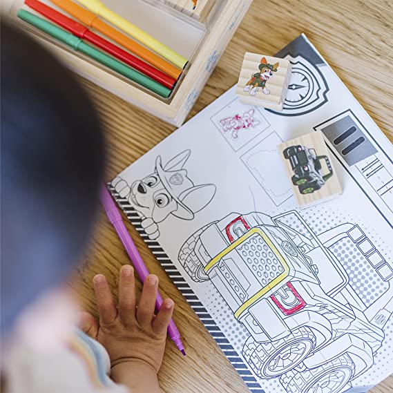 Melissa and Doug - Paw Patrol Wooden Activity Stamp Set