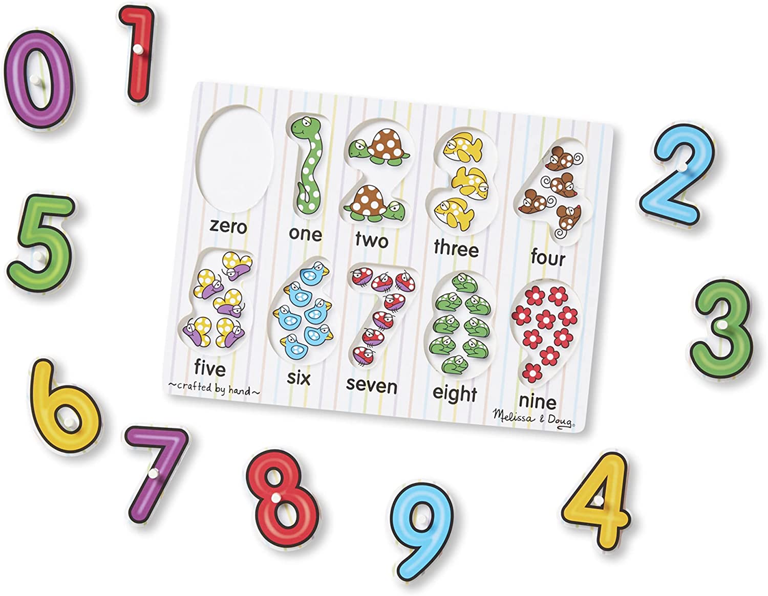 Melissa and Doug See-Inside Numbers Peg