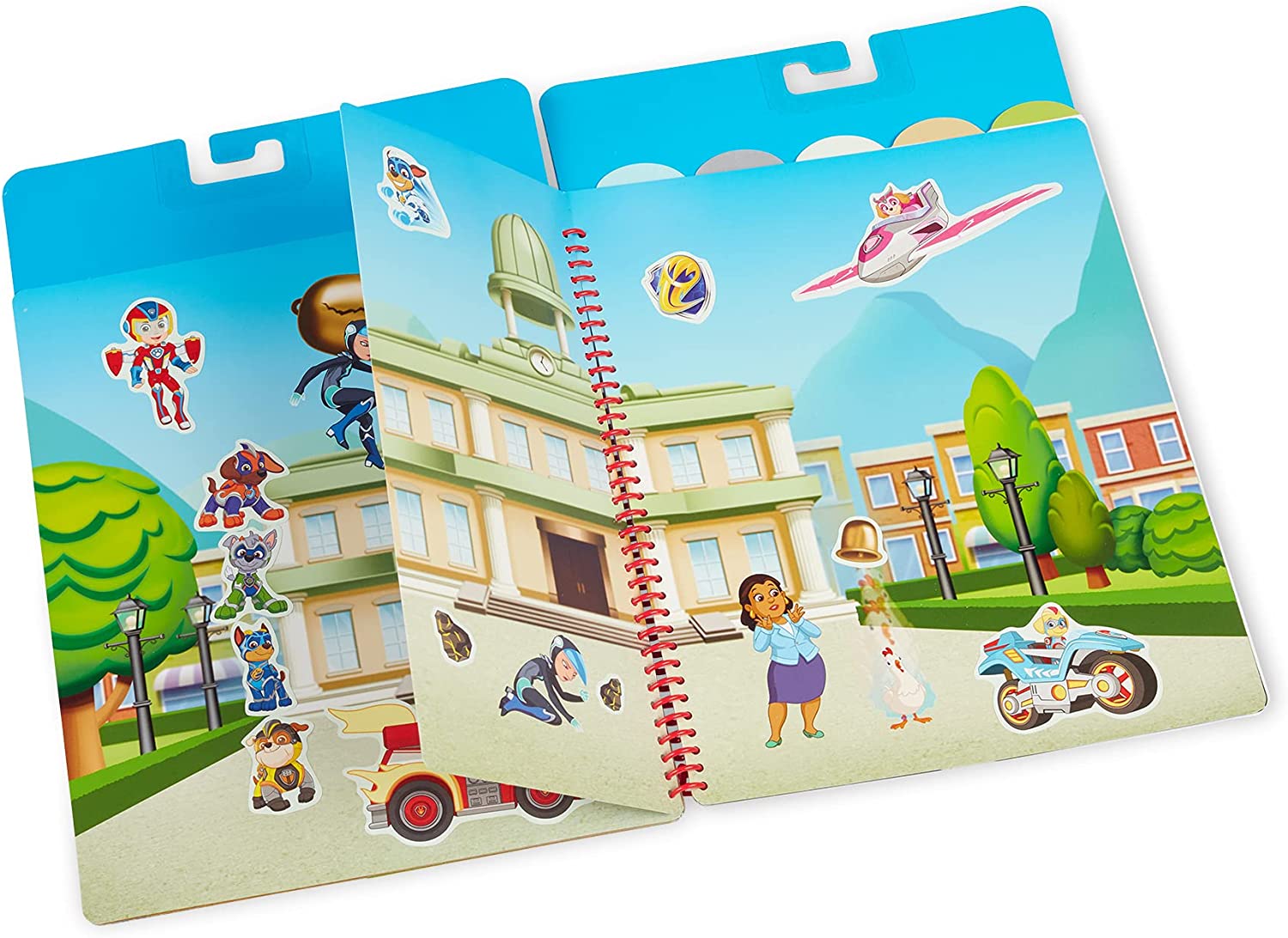 Melissa & Doug PAW Patrol Restickable Stickers Flip-Flap Pad - Adventure Bay