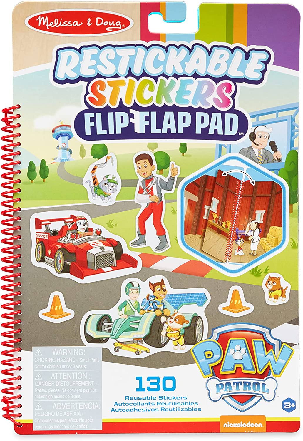 Melissa and Doug Paw Patrol Reusable Sticker Pad &ndash; Classic Missions