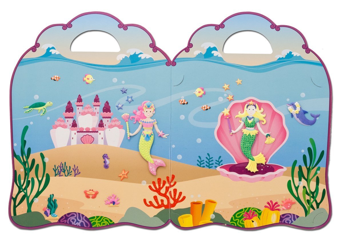 Melissa and Doug Puffy Sticker Play Set &ndash; Mermaid