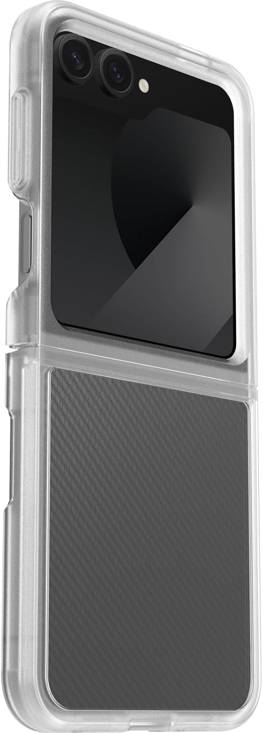 OtterBox Thin Flex Case for Samsung Galaxy Z Flip7 FE/Z Flip6, Shockproof for foldable phones, Clear