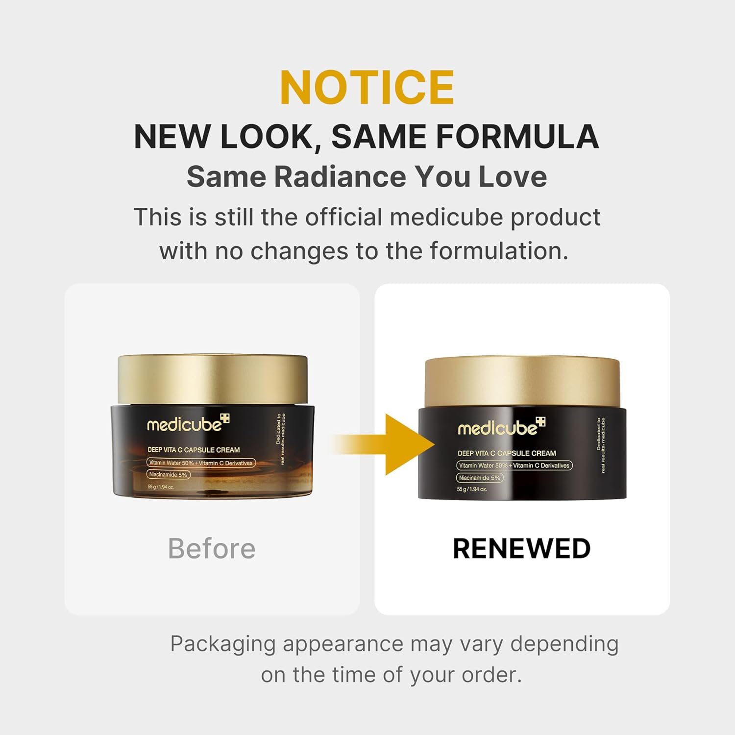 Medicube Deep Vita C Capsule Cream - 55g