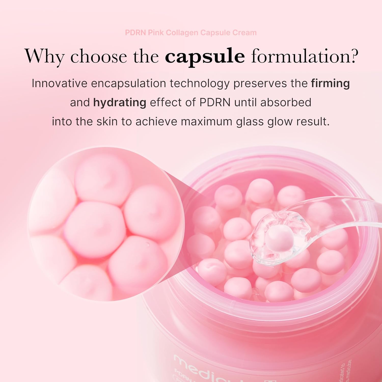 Medicube Pdrn Pink Collagen Capsule Cream - 55g