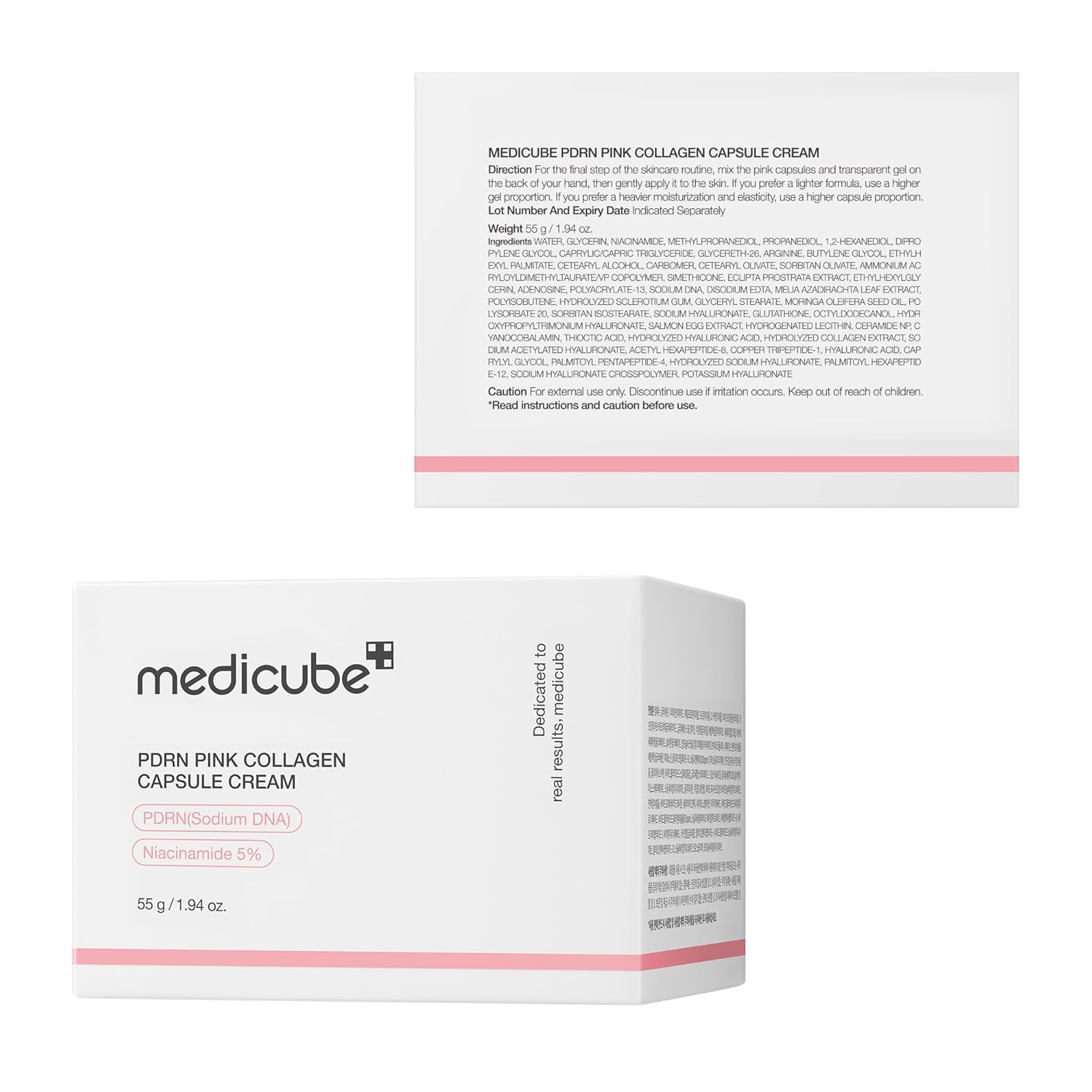 Medicube Pdrn Pink Collagen Capsule Cream - 55g